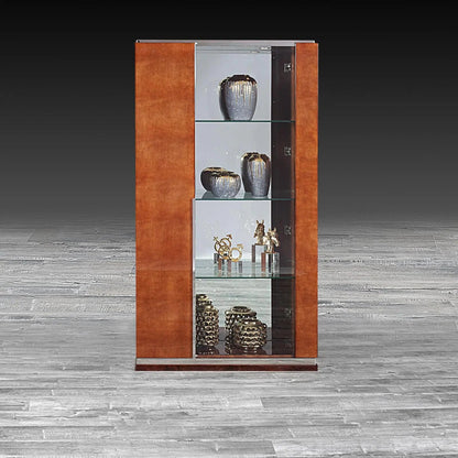 Lozano Lacquered Curio – Brown