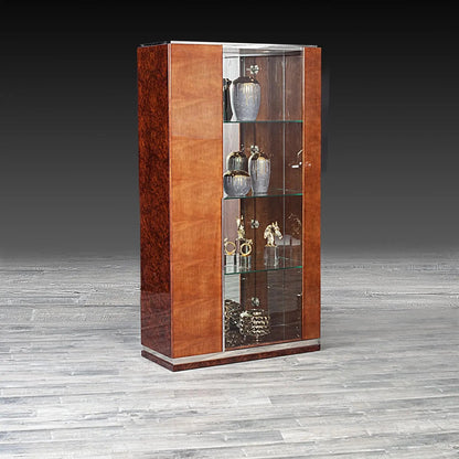 Lozano Lacquered Curio – Brown