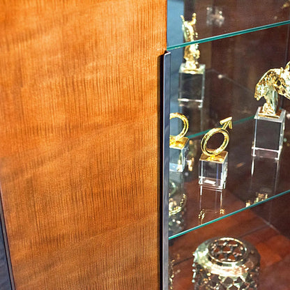 Lozano Lacquered Curio – Brown