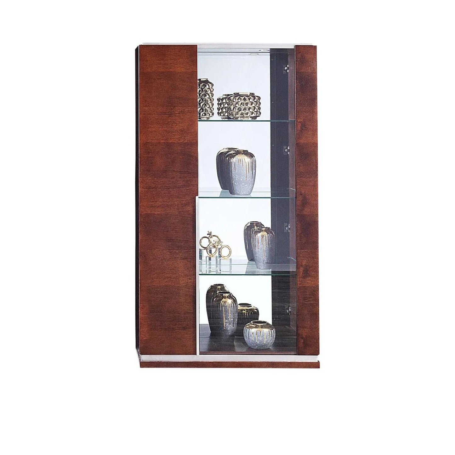 Lozano Curio Cabinet | Wenge Finish