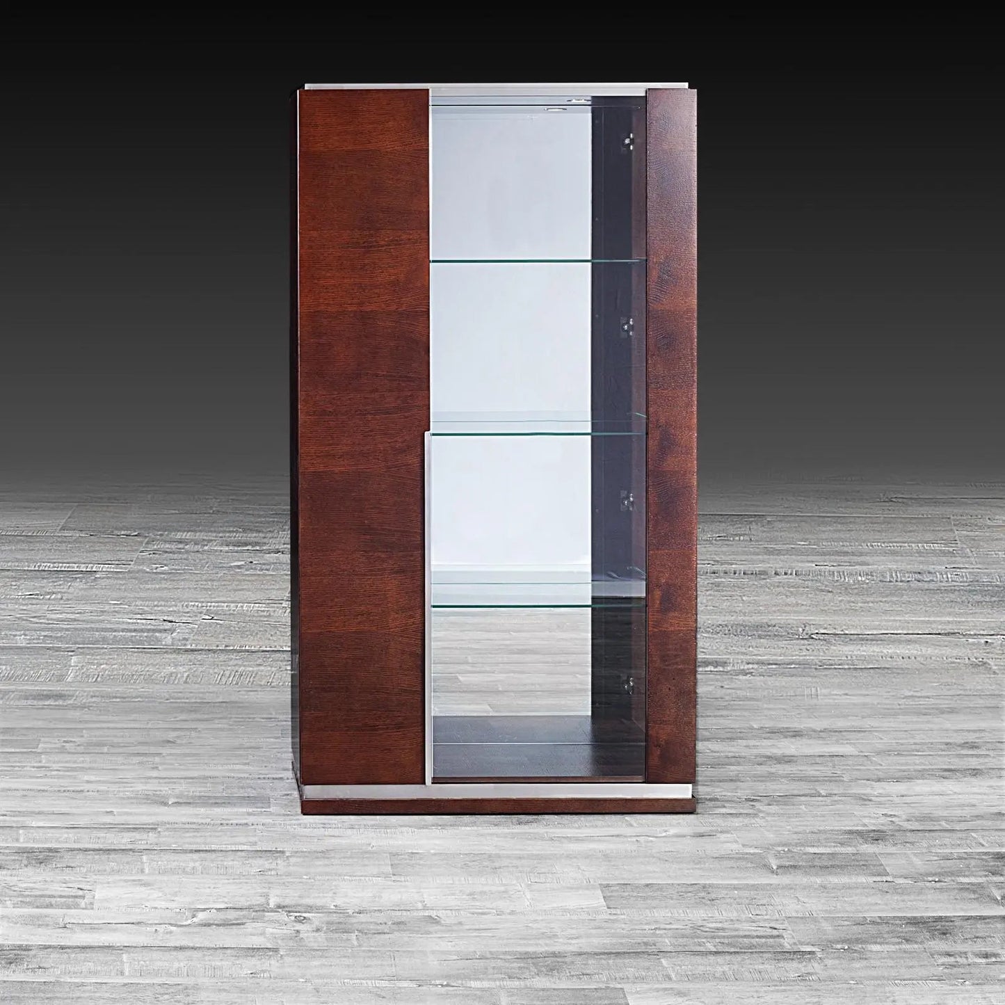 Lozano Curio Cabinet | Wenge Finish