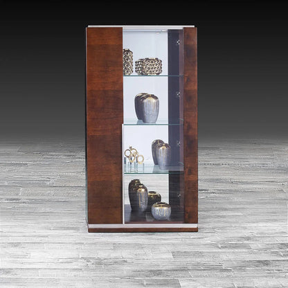 Lozano Curio Cabinet | Wenge Finish