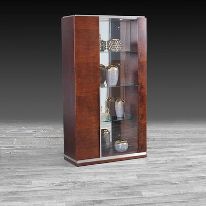 Lozano Curio Cabinet | Wenge Finish