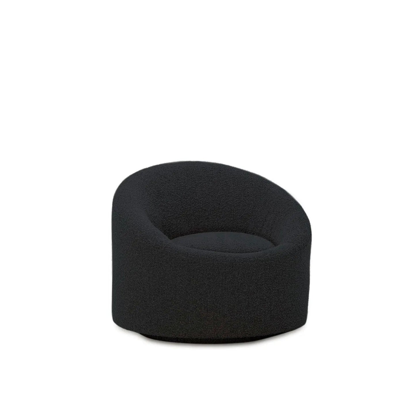 Luca Swivel Accent Chair in Cozy Bouclé