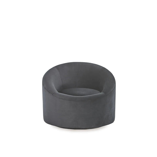 Luca Black Velvet Accent Chair