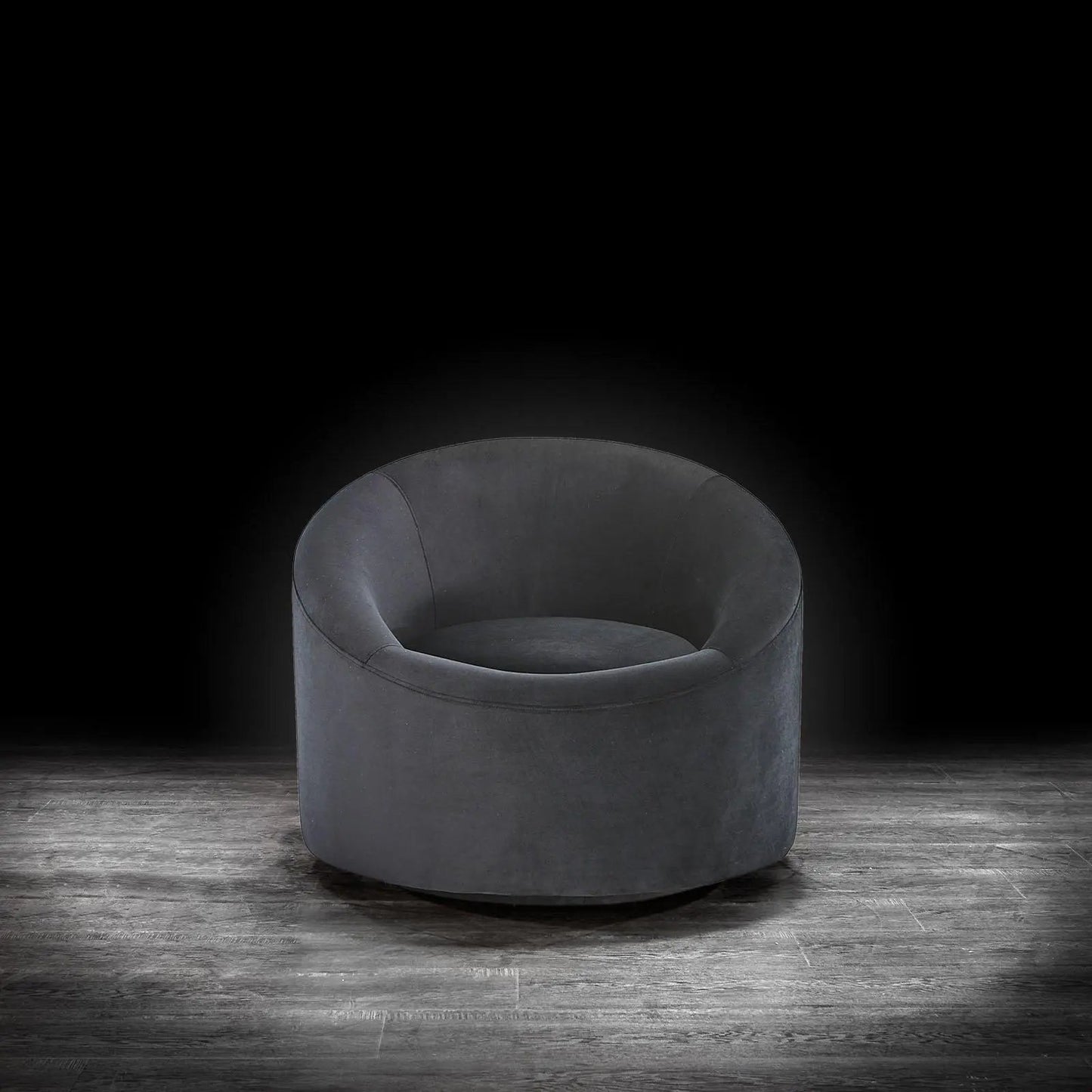 Luca Velvet Swivel Accent Chair
