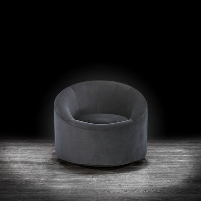 Luca Velvet Swivel Accent Chair