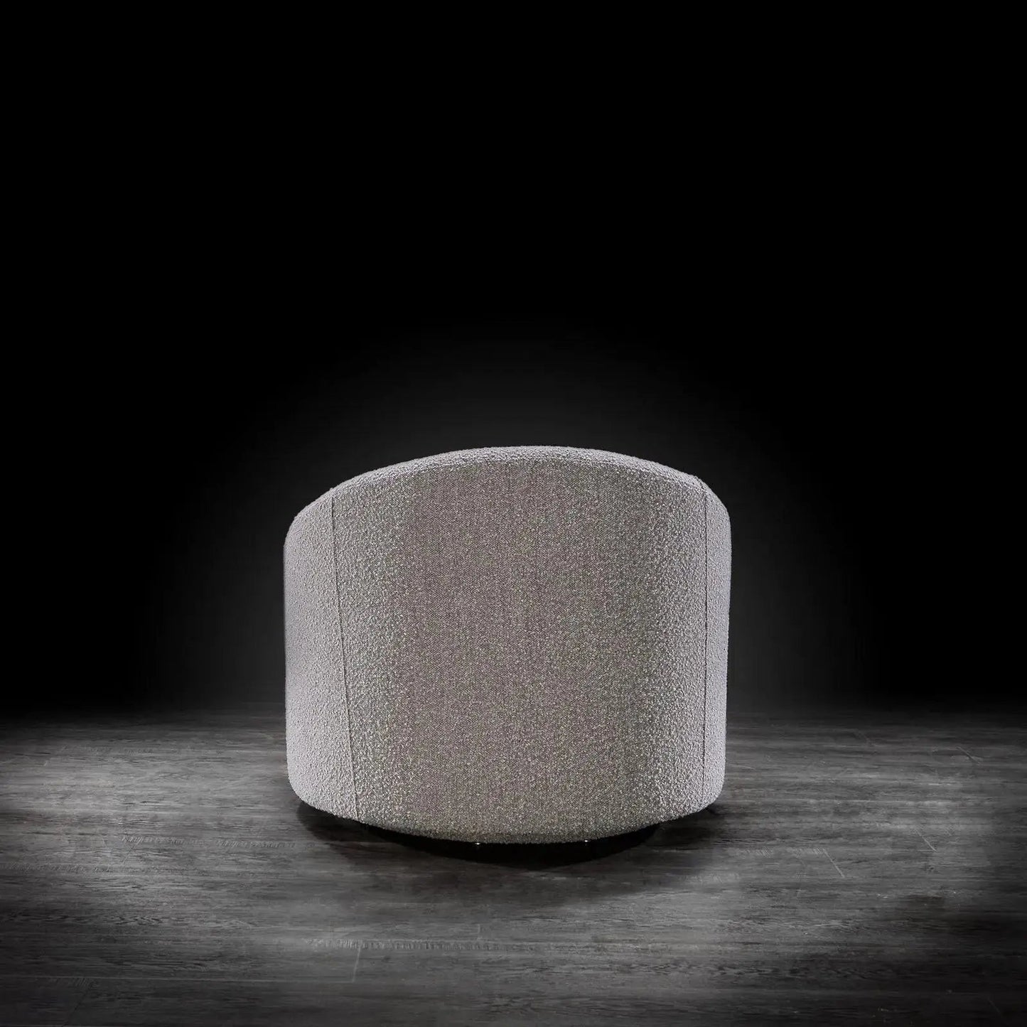 Luca Swivel Accent Chair in Cozy Bouclé