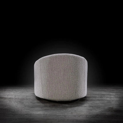 Luca Swivel Accent Chair in Cozy Bouclé