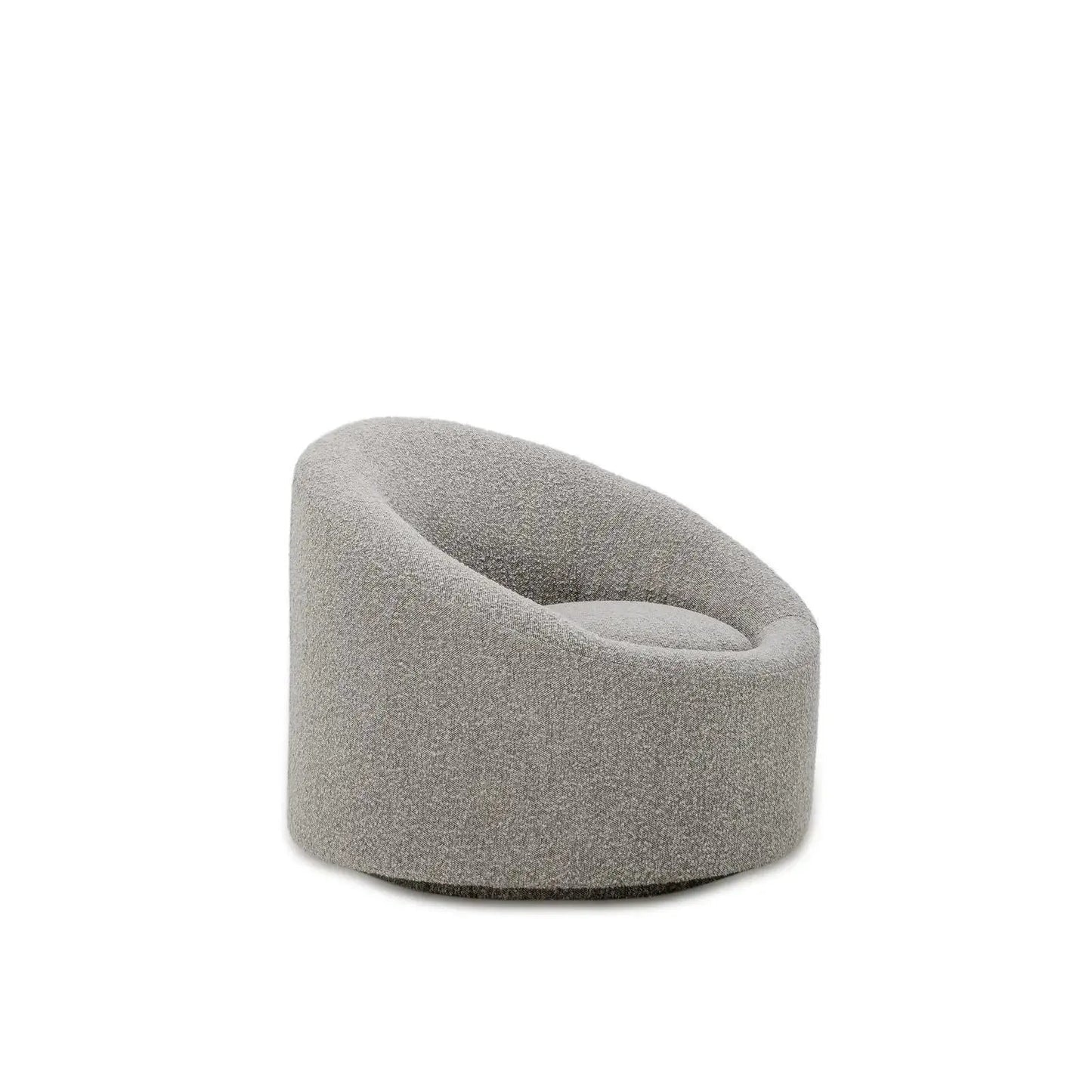 Luca Swivel Accent Chair in Cozy Bouclé