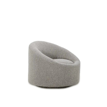 Luca Swivel Accent Chair in Cozy Bouclé