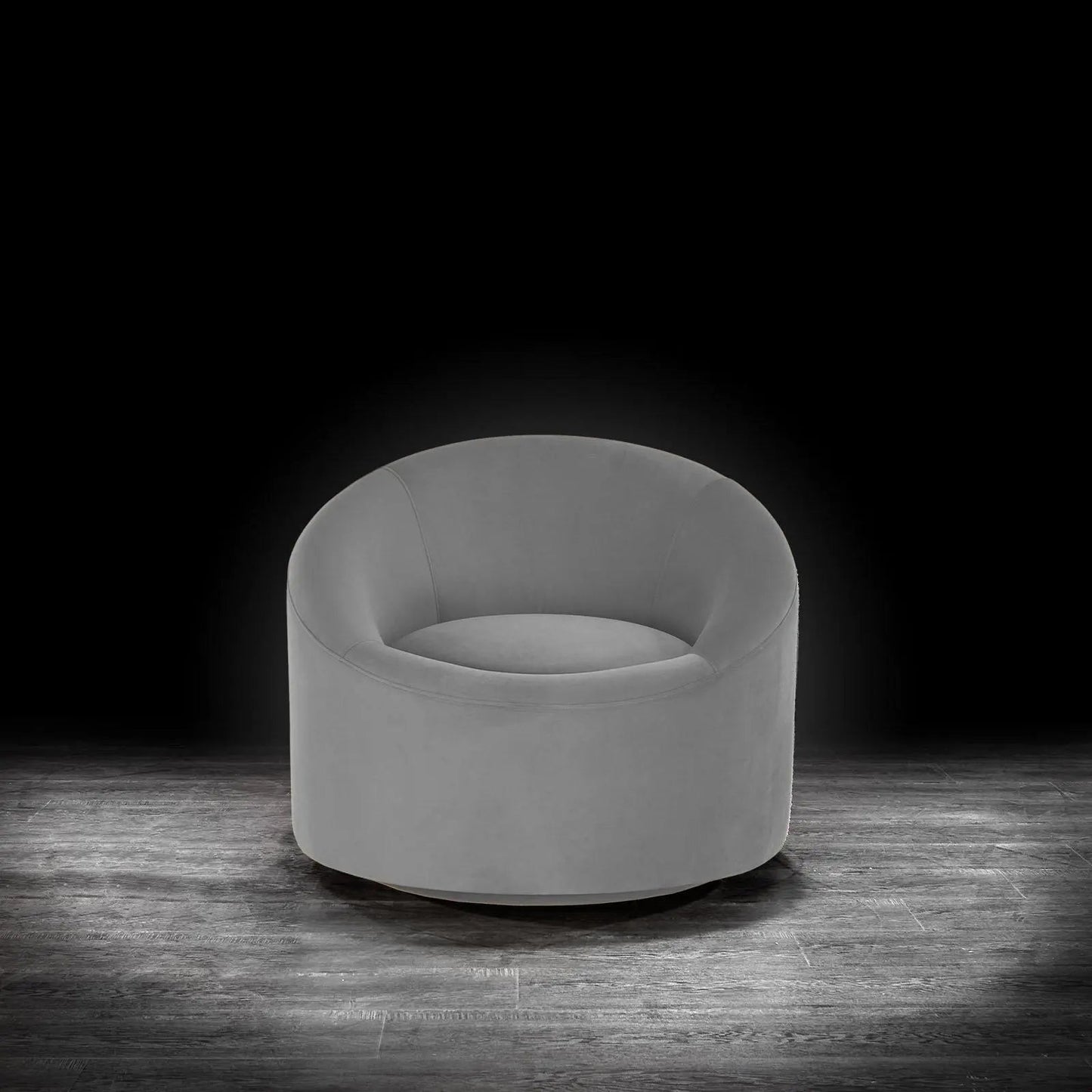 Luca Velvet Swivel Accent Chair