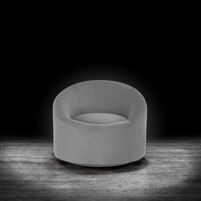 Luca Velvet Swivel Accent Chair