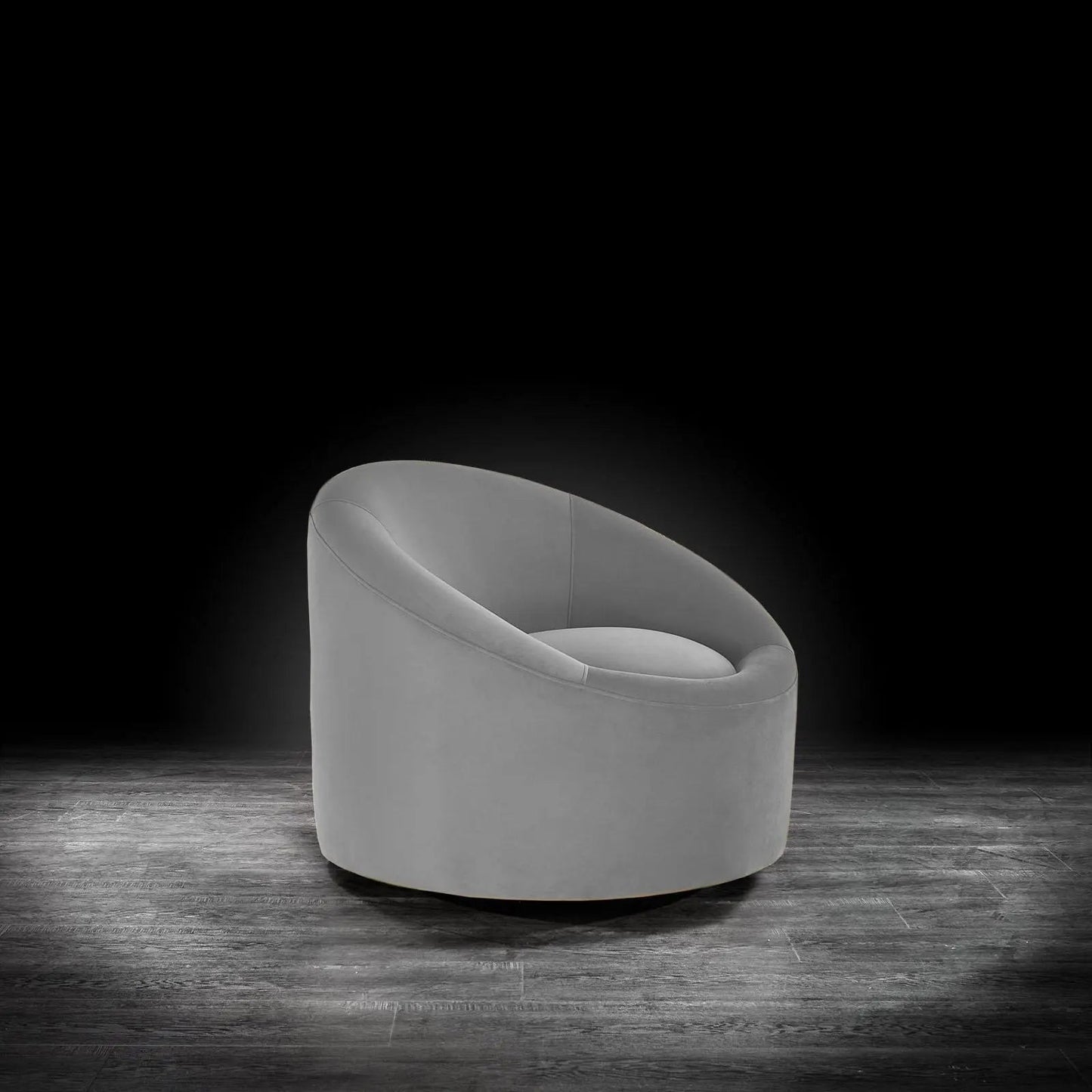 Luca Velvet Swivel Accent Chair