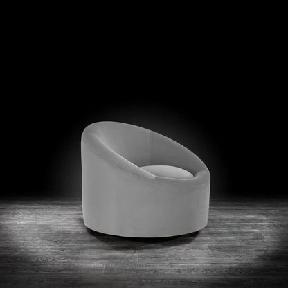 Luca Velvet Swivel Accent Chair