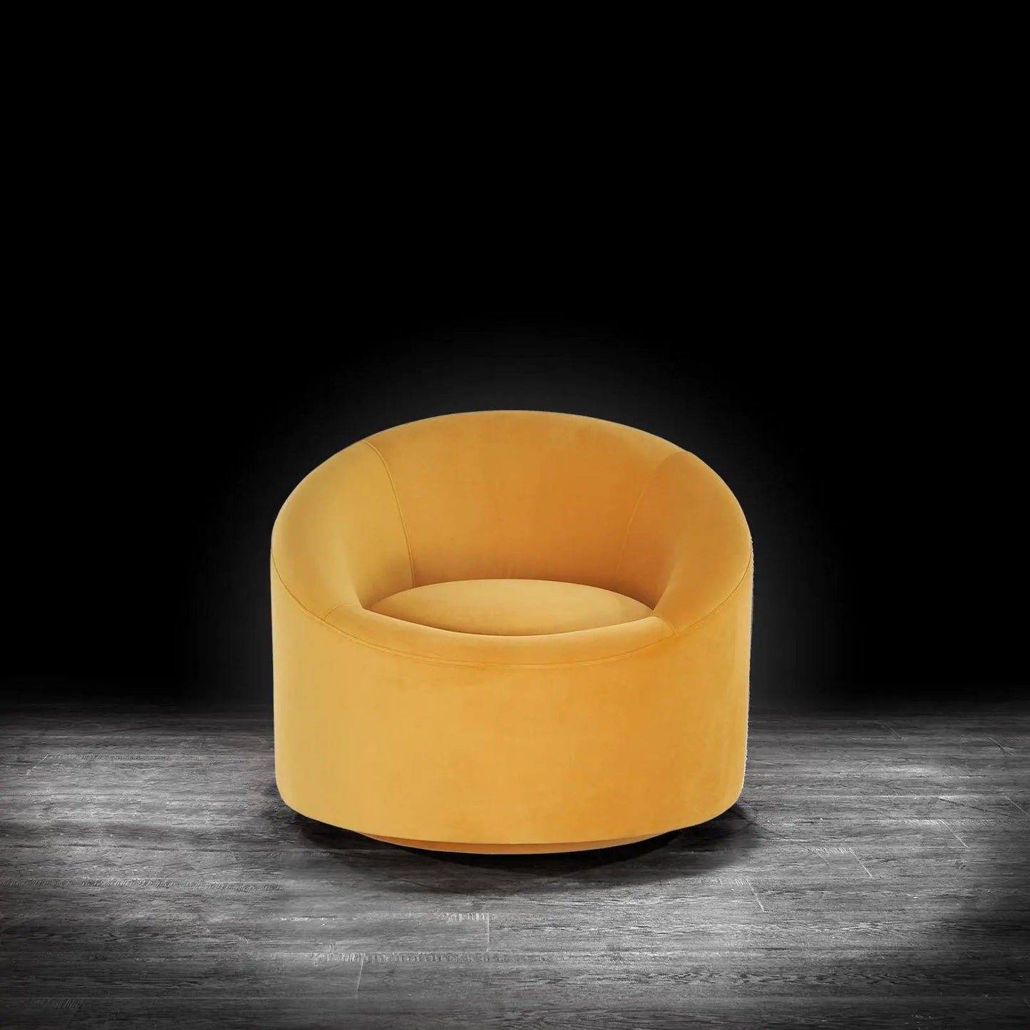 Luca Velvet Swivel Accent Chair