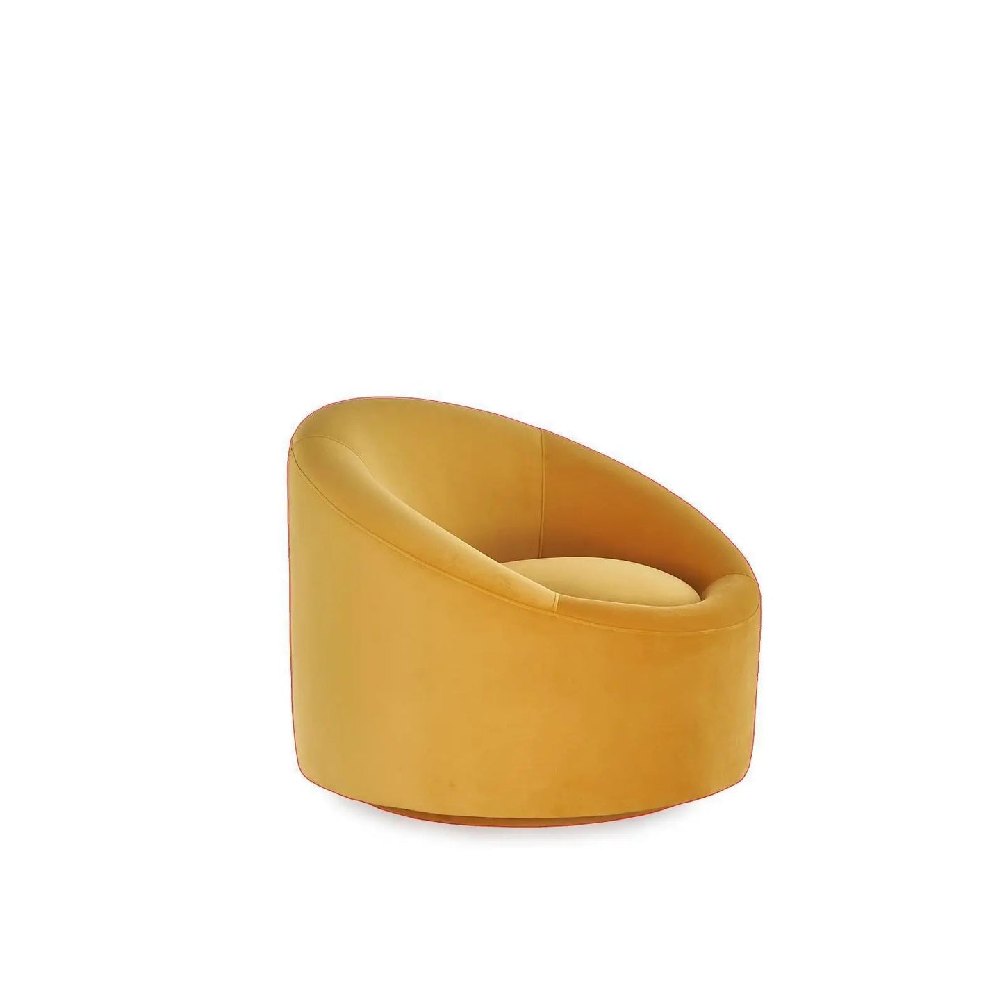 Luca Velvet Swivel Accent Chair