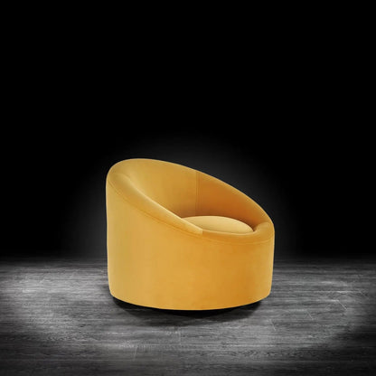 Luca Velvet Swivel Accent Chair