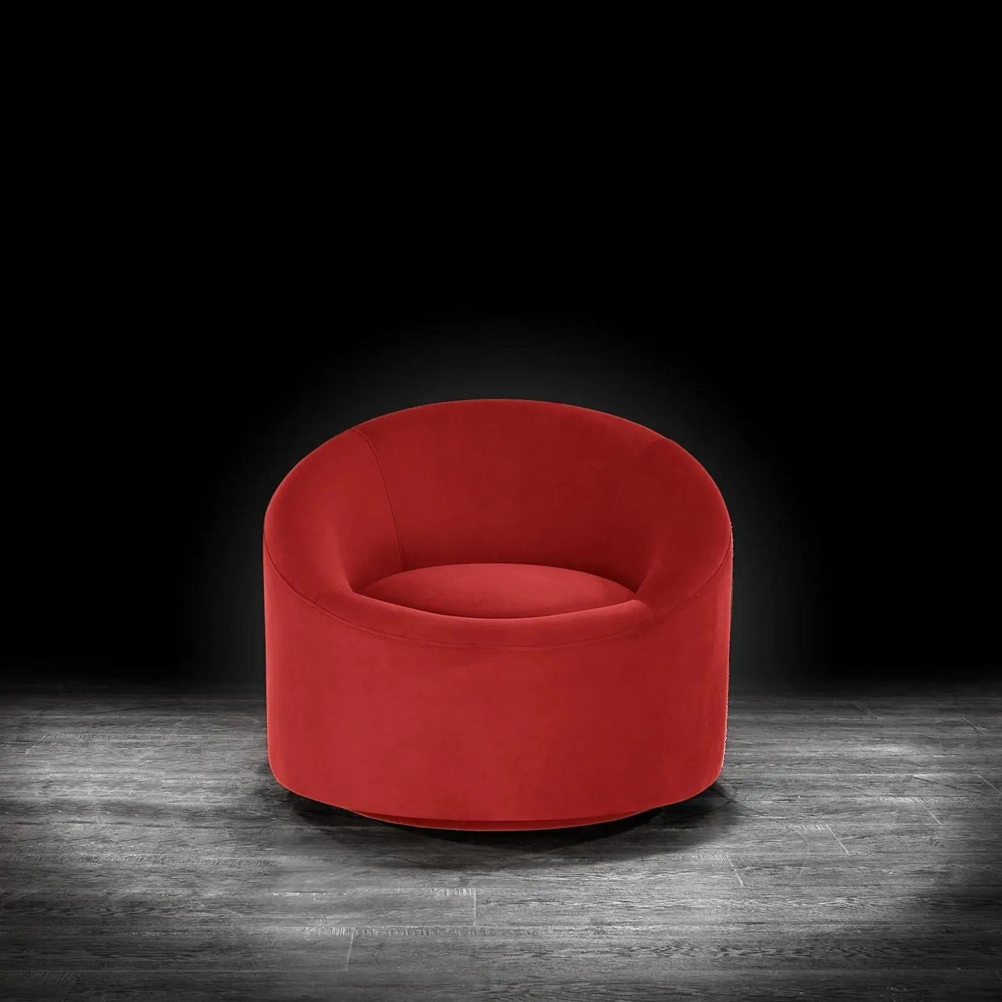 Luca Velvet Swivel Accent Chair