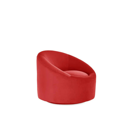 Luca Velvet Swivel Accent Chair