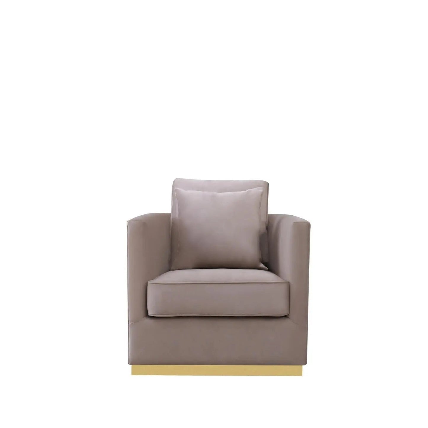 Lucia Gold Taupe Roberto Grassie Sofa Set