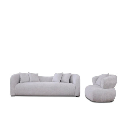 Luna Elegant Sofa Set – Ivory