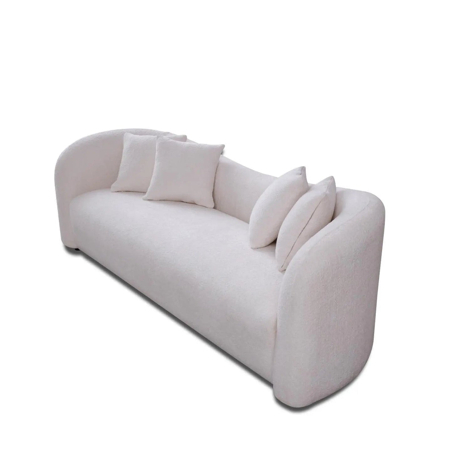 Luna Classic Sofa Set – White