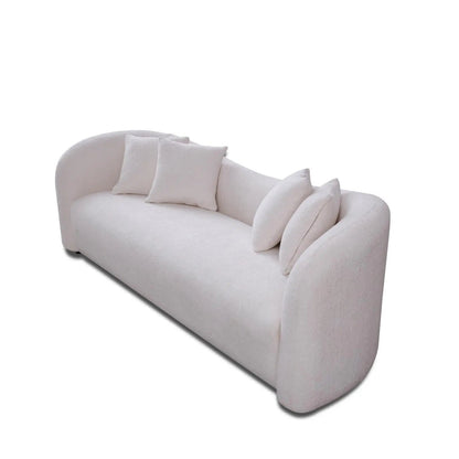 Luna Classic Sofa Set – White