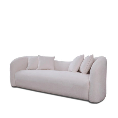 Luna Classic Sofa Set – White