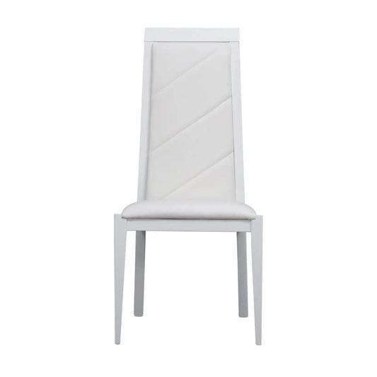 Manhattan White Contemporary Dining Chair