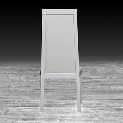 Manhattan White Contemporary Dining Chair