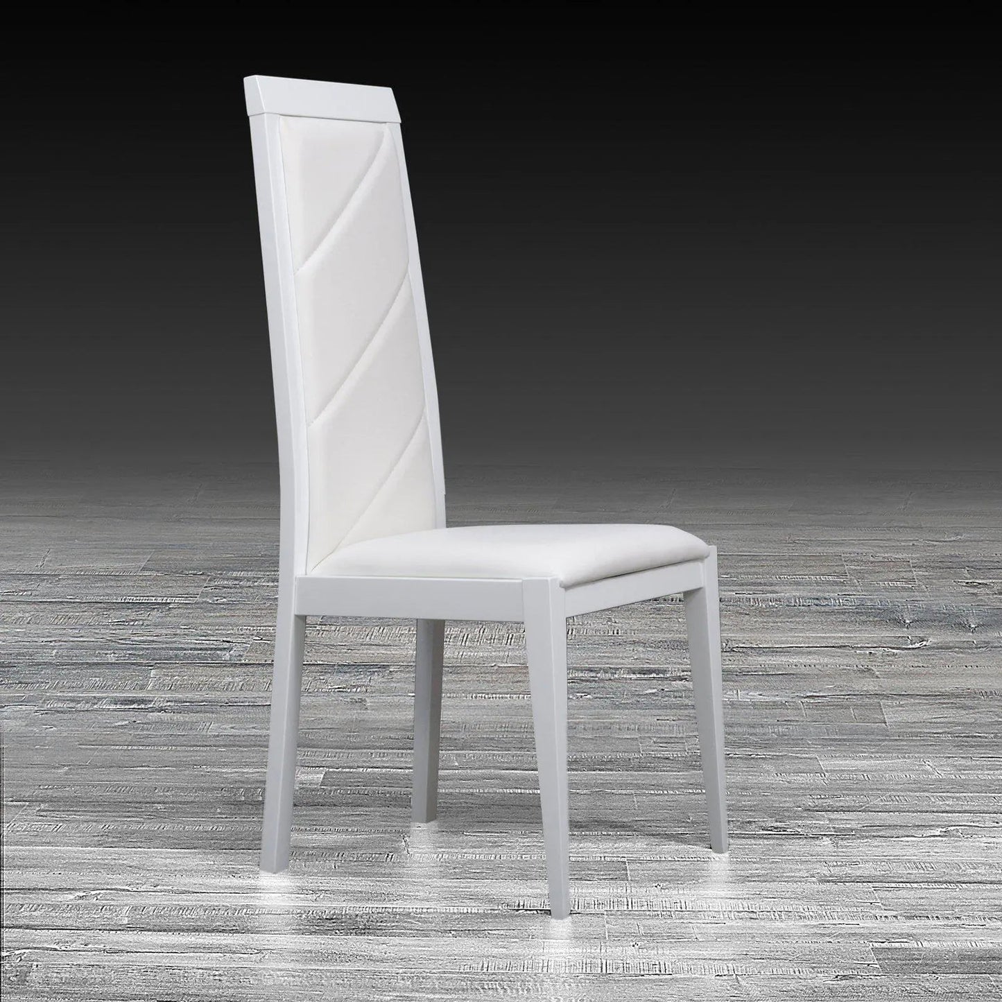 Manhattan White Contemporary Dining Chair
