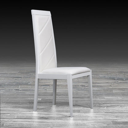 Manhattan White Contemporary Dining Chair