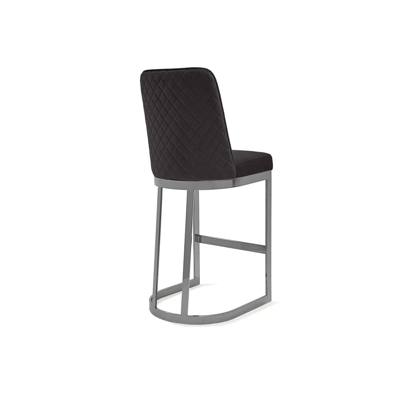 Mariella Counter Stool in Silver