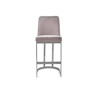 Mariella Silver Gray Counter Bar Stool