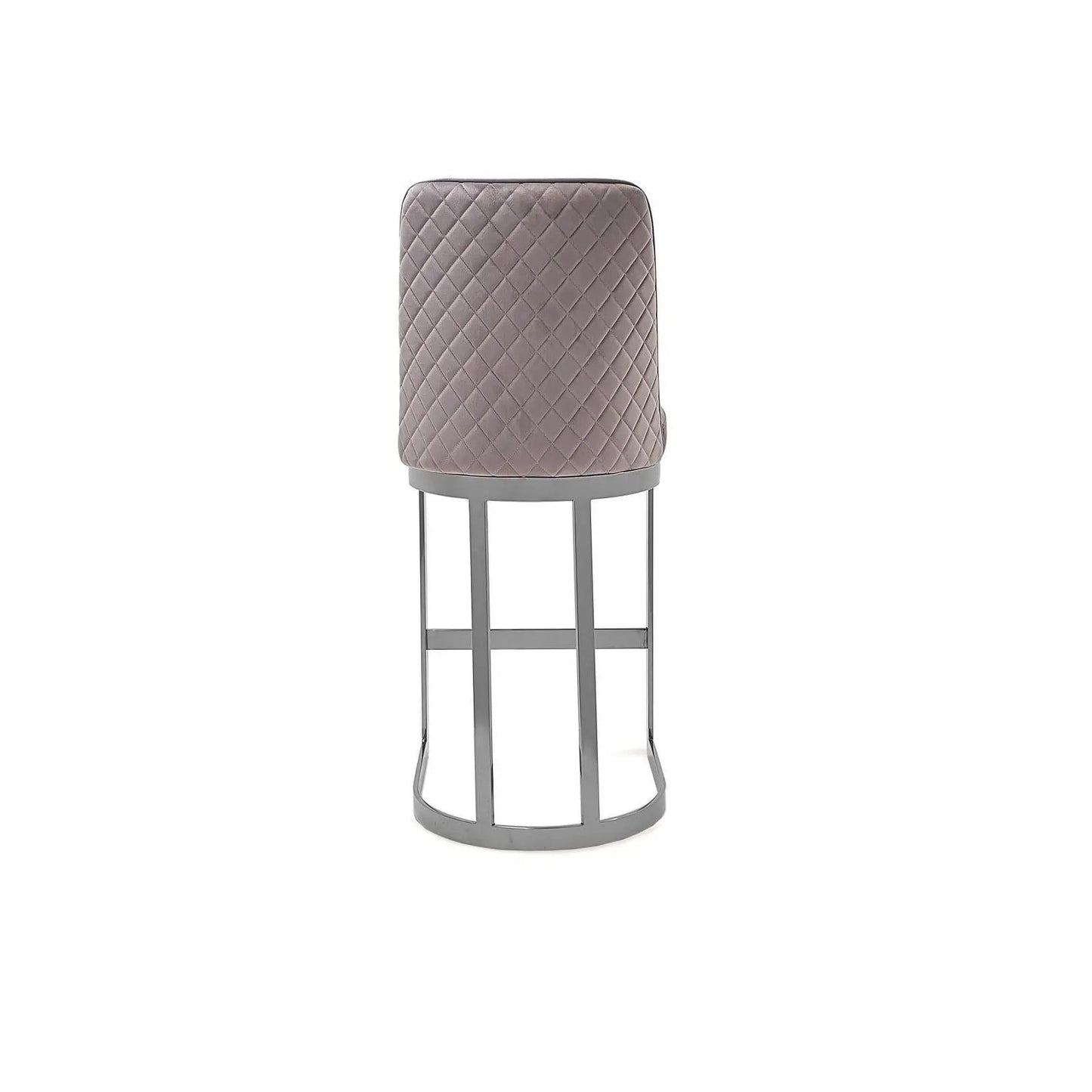 Mariella Counter Stool in Silver