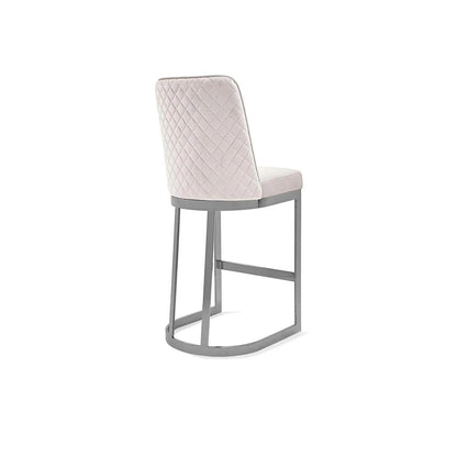 Mariella Counter Stool in Silver