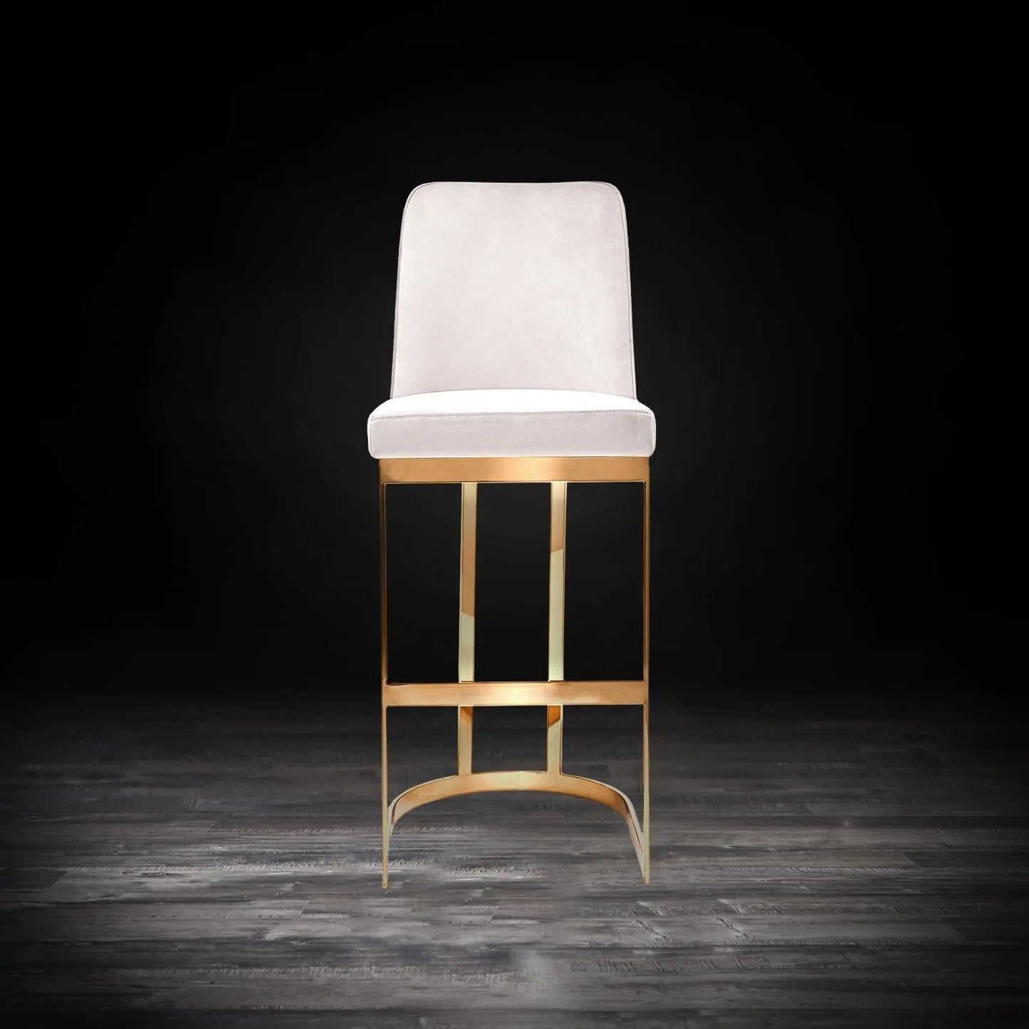 Mariella Gold Bar Stool