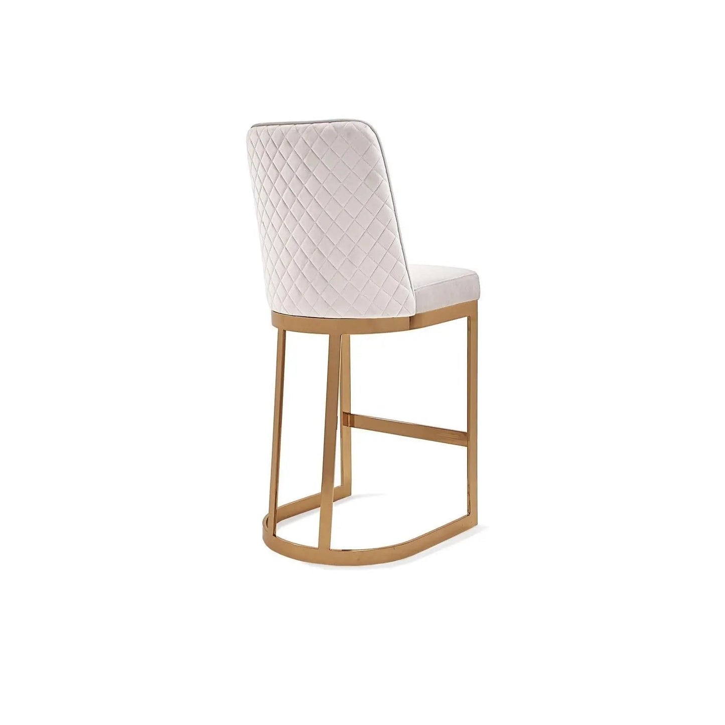 Mariella Counter Stool – Gold Finish