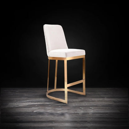 Mariella Counter Stool – Gold Finish