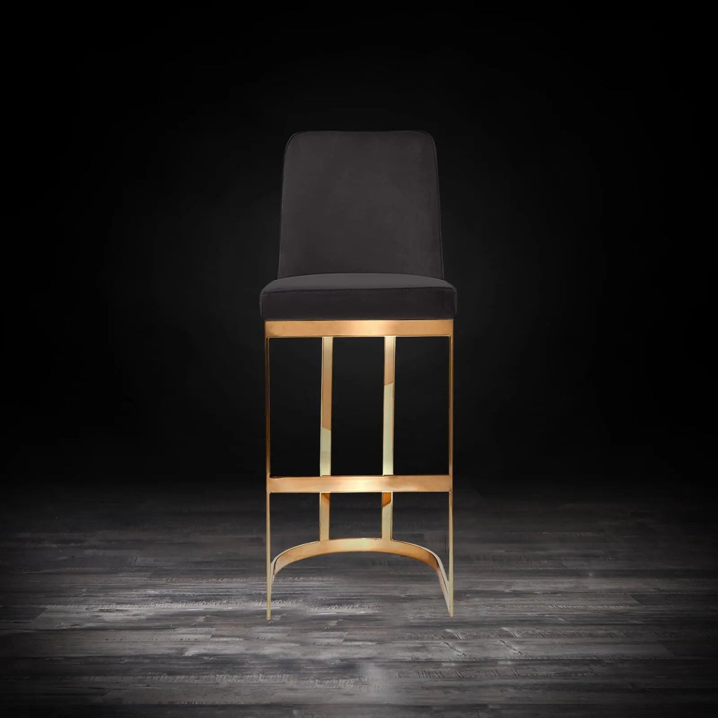 Mariella Gold Bar Stool