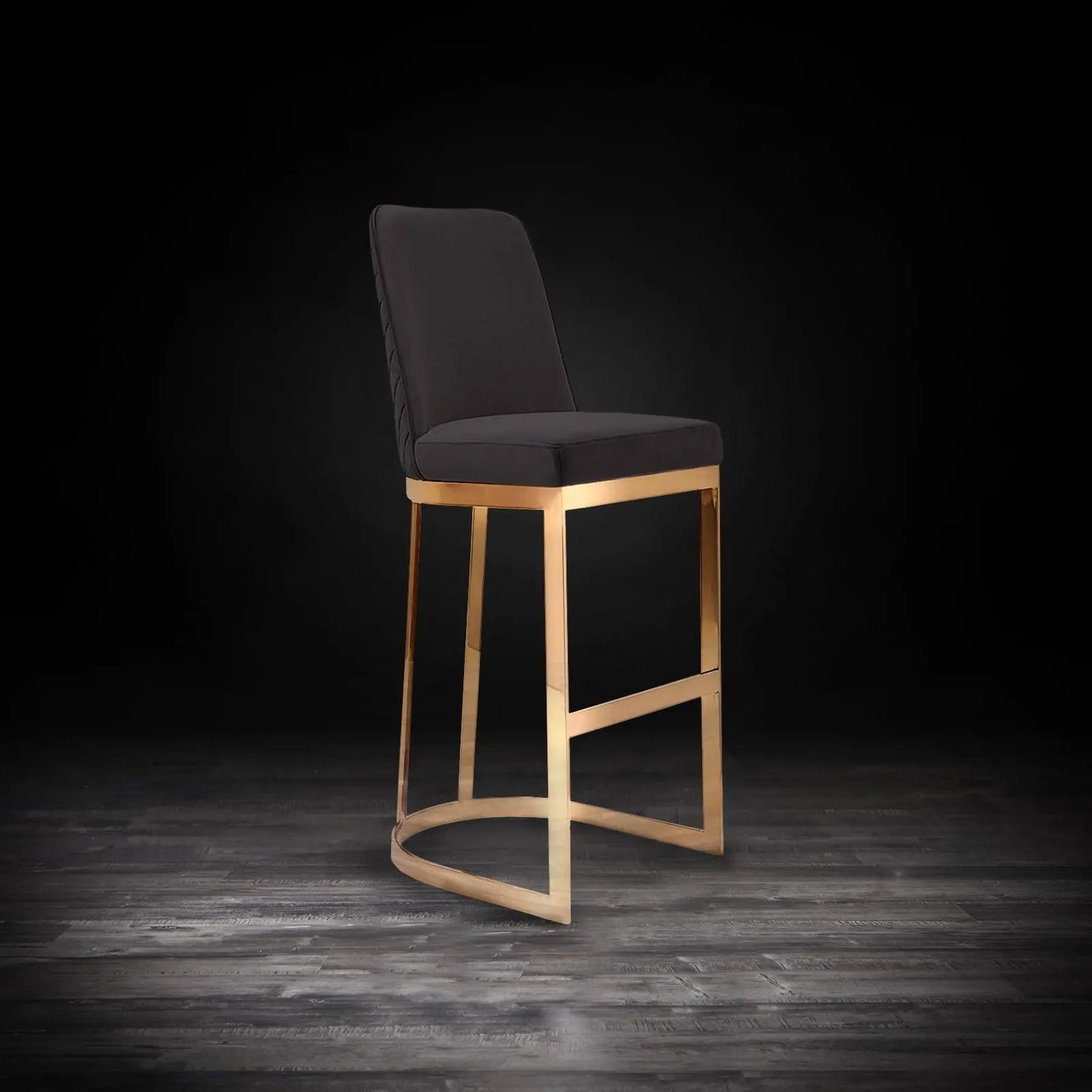 Mariella Gold Bar Stool