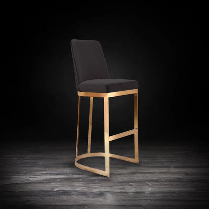 Mariella Gold Bar Stool