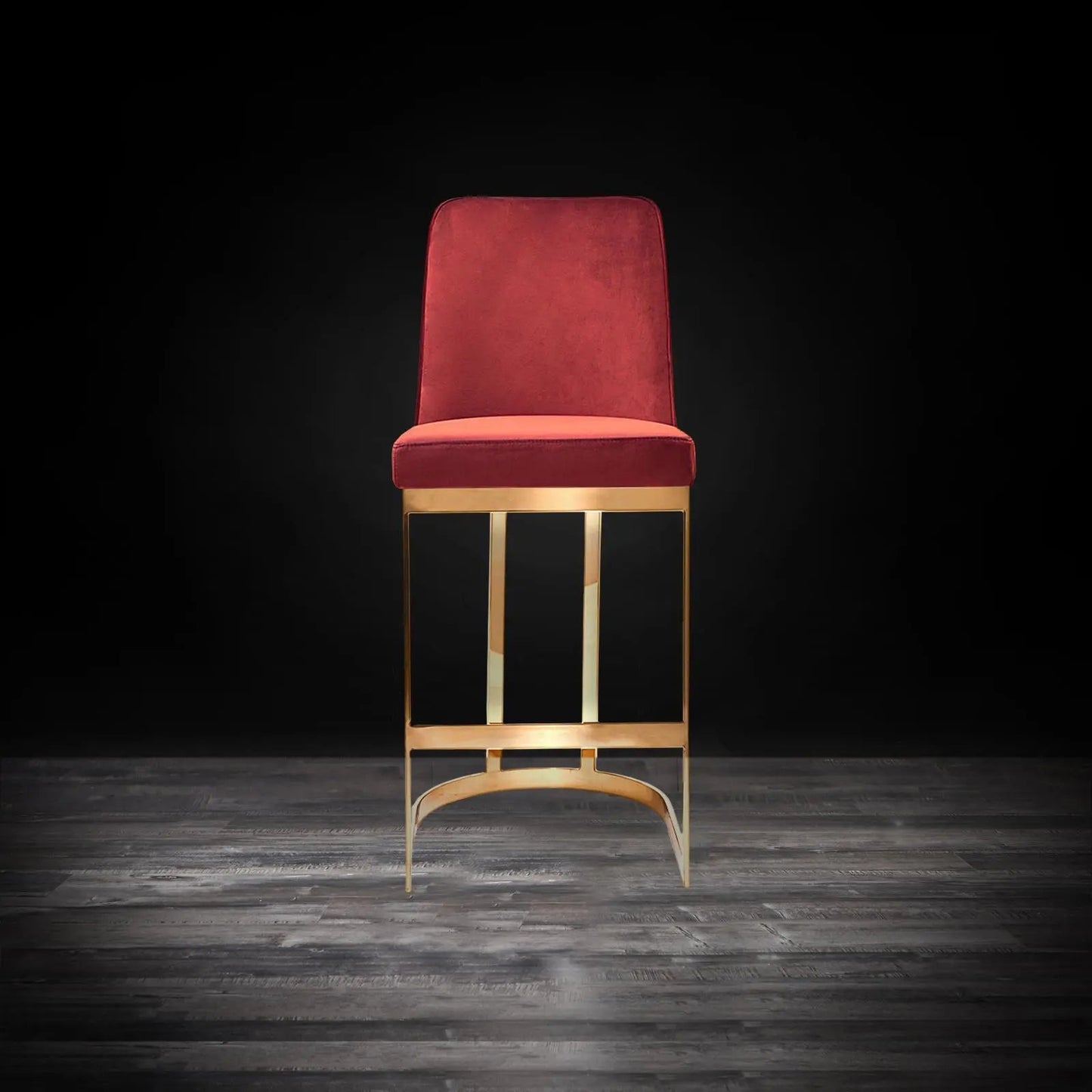 Mariella Counter Stool – Gold Finish