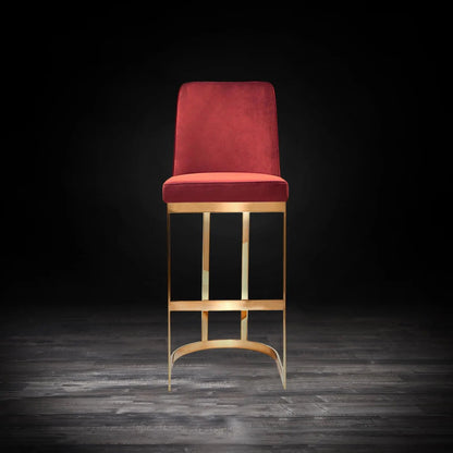 Mariella Gold Bar Stool