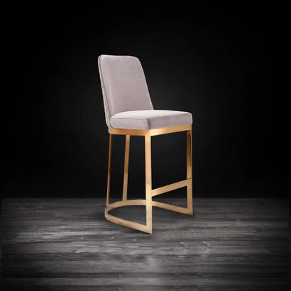 Mariella Counter Stool – Gold Finish