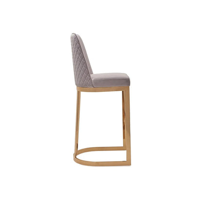 Mariella Gold Bar Stool