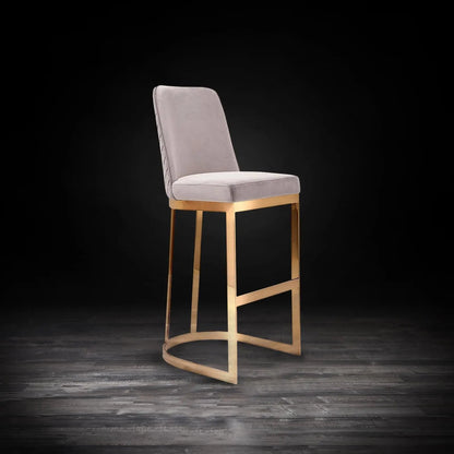 Mariella Gold Bar Stool