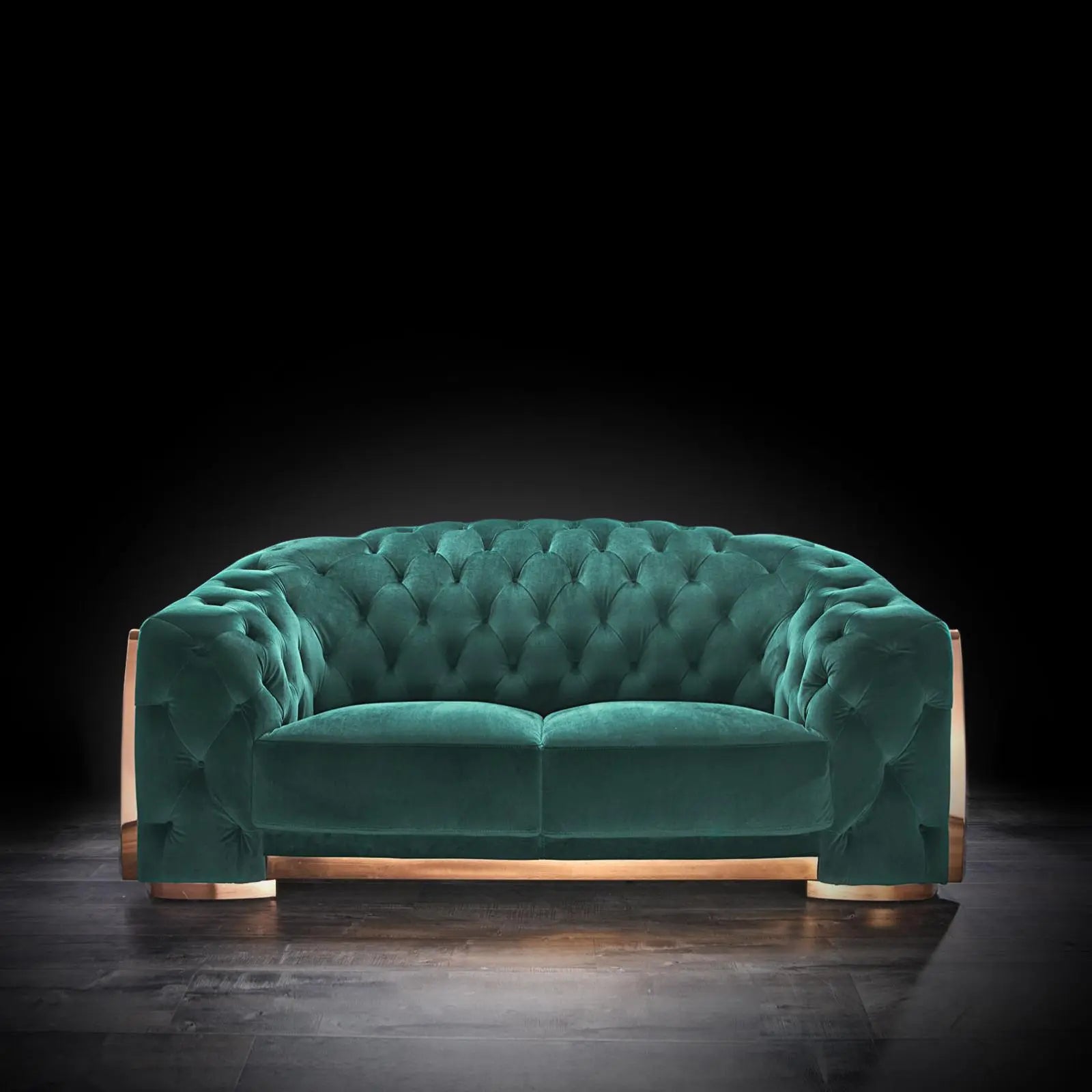 Massimo RG Dark Green Modern Sofa Set