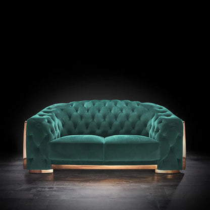 Massimo RG Dark Green Modern Sofa Set